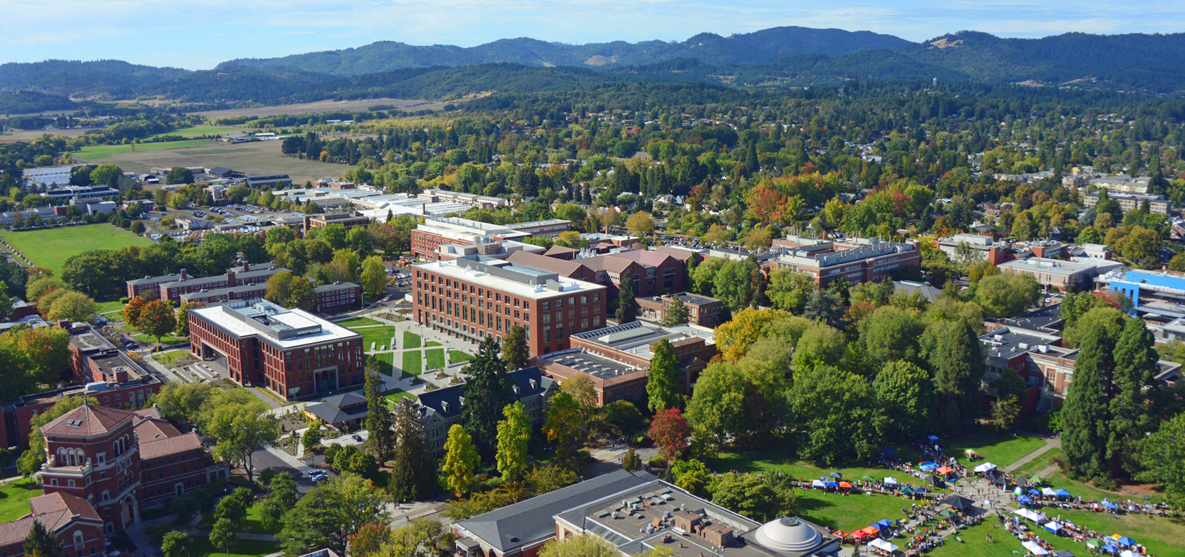 Oregon State University Campus Drone Photo